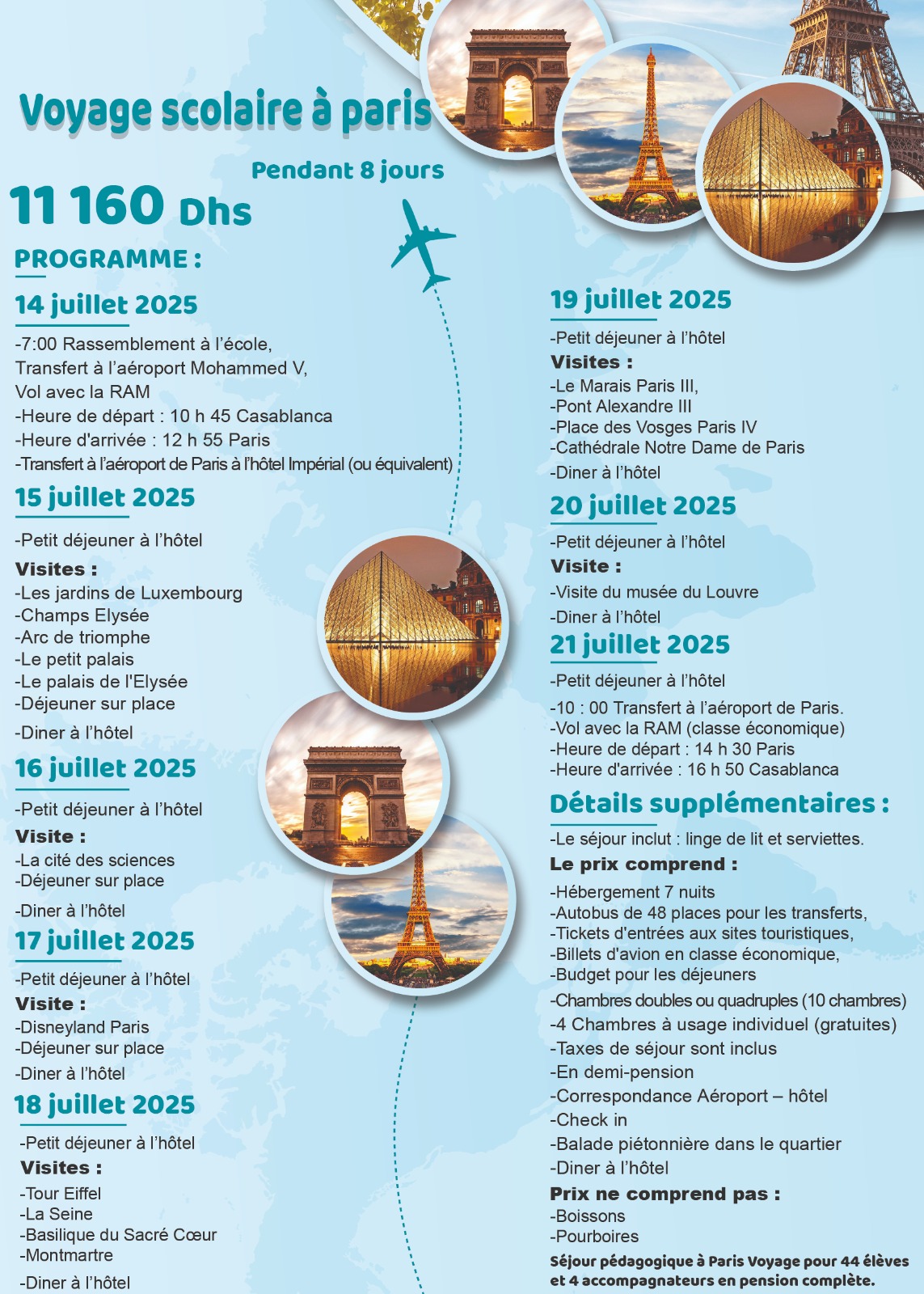 ✨ 8 Jours à Paris : Une Classe à Ciel Ouvert 🏛️